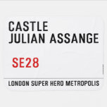 CASTLE  JULIAN ASSANGE    Baby Blanket