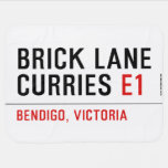 brick lane  curries  Baby Blanket