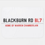 Blackburn Rd  Baby Blanket