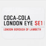 COCA-COLA LONDON EYE  Baby Blanket