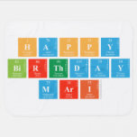 happy
 Birthday
 Mari  Baby Blanket