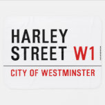 HARLEY STREET  Baby Blanket