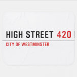 High Street  Baby Blanket