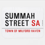 Summah Street  Baby Blanket