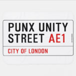 PuNX UNiTY Street  Baby Blanket