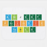 Abijeet
 periodic
 table  Baby Blanket