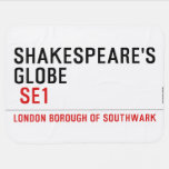 Shakespeare's globe   Baby Blanket