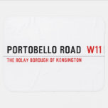 Portobello Road   Baby Blanket
