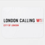 LONDON CALLIng  Baby Blanket