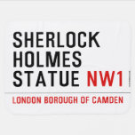 sherlock holmes statue  Baby Blanket