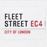FLEET  STREET  Baby Blanket