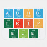 ADHD
 TRIP
 ele  Baby Blanket