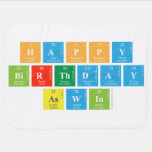 Happy
 Birthday 
 Aswin  Baby Blanket