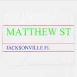 Matthew st  Baby Blanket