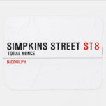 Simpkins Street  Baby Blanket