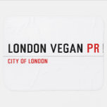 London vegan  Baby Blanket