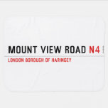 MOUNT VIEW ROAD  Baby Blanket