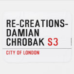 Re-creations- Damian  Chrobak  Baby Blanket