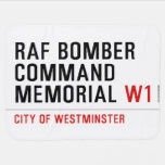 raf bomber command memorial  Baby Blanket