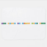free happy life vision love peace  Baby Blanket