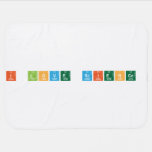 I love Science   Baby Blanket