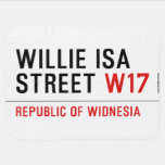 willie isa Street  Baby Blanket