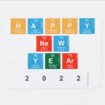 Happy
 New
 Year
 2022  Baby Blanket