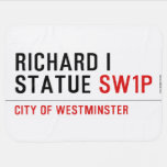 richard i statue  Baby Blanket
