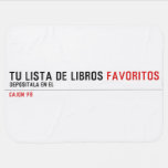 tu LISTA DE libros  Baby Blanket