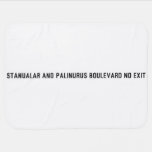 Stanualar and palinurus boulevard no exit   Baby Blanket