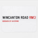 WINCANTON ROAD  Baby Blanket