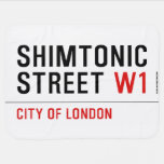 Shimtonic Street  Baby Blanket