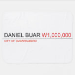 DANIEL BUAR  Baby Blanket