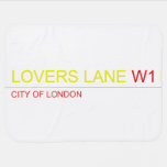 LOVERS LANE  Baby Blanket
