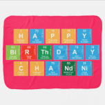 Happy 
 Birthday
 Chandni  Baby Blanket