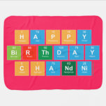 Happy 
 Birthday
 Chandni  Baby Blanket