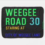 Weegee Road  Baby Blanket