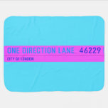 One Direction Lane   Baby Blanket