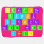 carmelita 
 rocky
 shakira
 dee dee
 steel  Baby Blanket