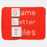Game
 Letter
 Tiles  Baby Blanket