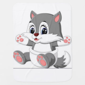 Baby blanket baby wolf