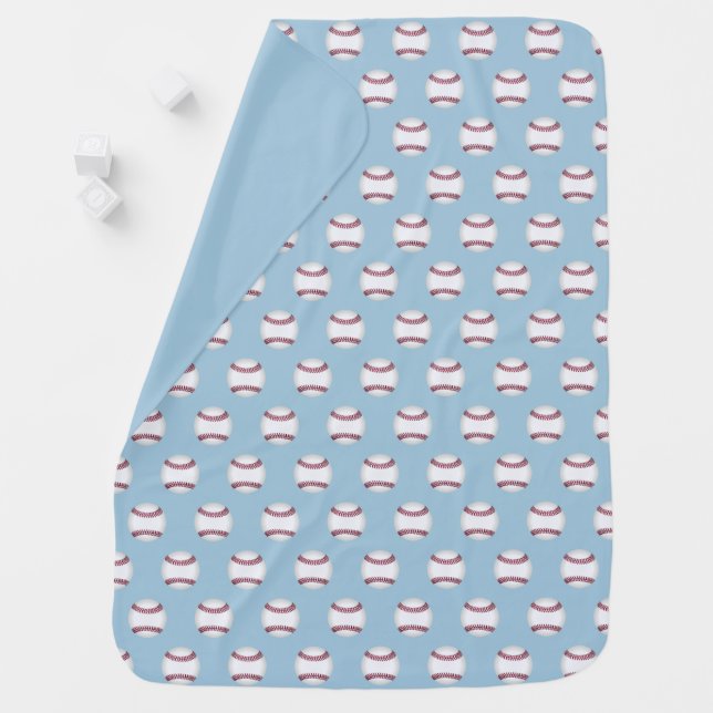 Baby Blanket-Baseballs Blanket (In Situ)