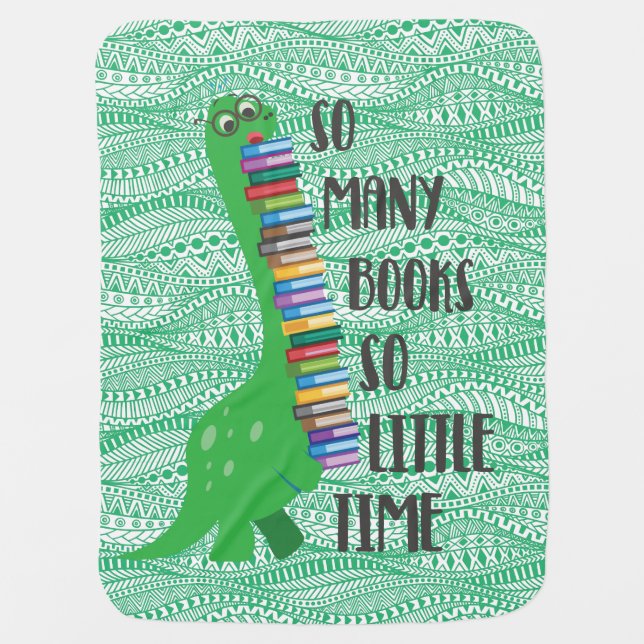 Baby Blanket Book Lover (Front)