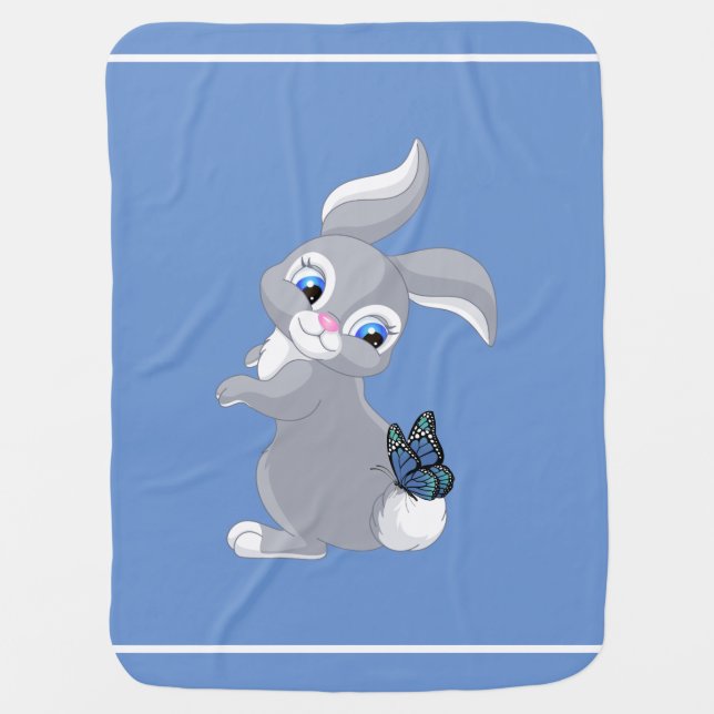 Baby Blanket-Bunny Baby Blanket (Front)