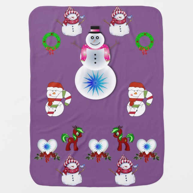 Baby Blanket Christmas (Front)