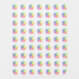 Baby Blanket - Color Wheels