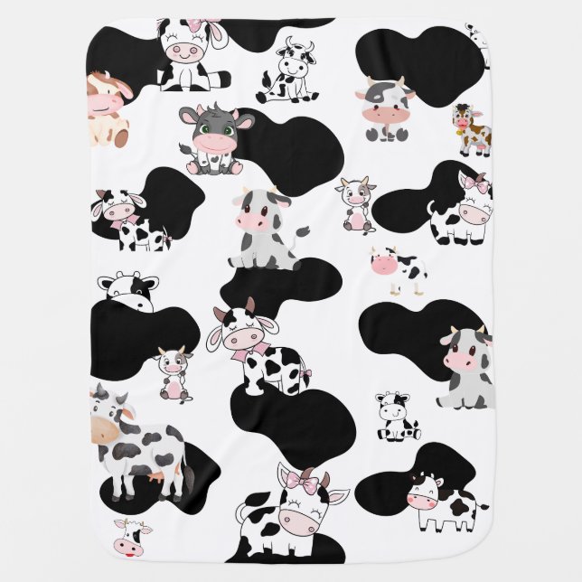 Baby blanket, cow blanket, child's blanket, gifts  blanket (Front)