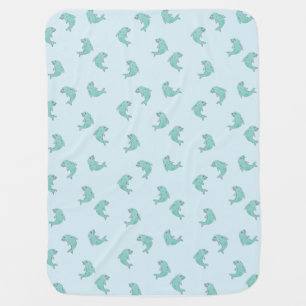 Baby blanket dolphins