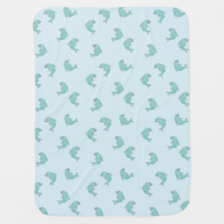 Baby blanket dolphins