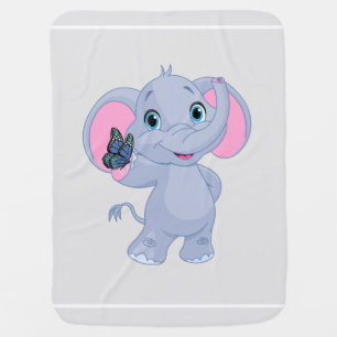 Baby Blanket-Elephant Baby Blanket